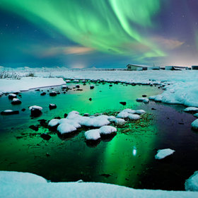 River-light - Iceland - Northern lights - aurora borealis  by Olinn Thorisson (olinn)) on 500px.com