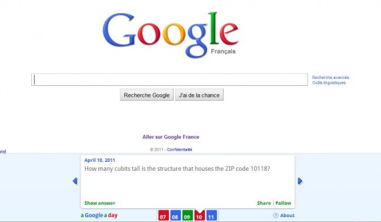 A Google A day