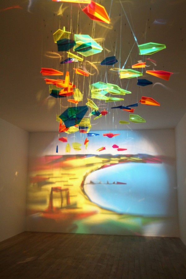 Rashad Alakbarov Paints with Shadows and Light installation art 