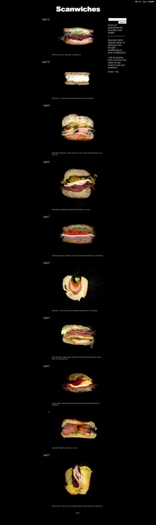 scan-sandwich Une belle collection de sandwiches